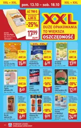Gazetka promocyjna Aldi - Pełna oferta - Gazetka - ważna od 18.10 do 18.10.2025 - strona 16 - produkty: Mozzarella, Krakus, Sos, Ser, Gra, Hofburger, Złoty Mazur, Kawa, Golden Seafood, Szynka, Burger, Boczek, Tuńczyk, Kabanos, Gouda