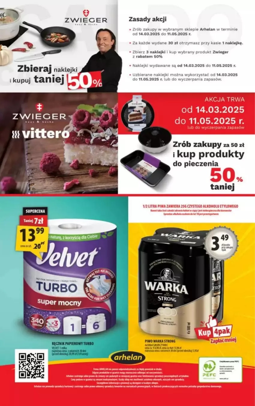 Gazetka promocyjna Arhelan - ważna 21.03 do 31.03.2025 - strona 13 - produkty: Gra, Klej, Piec, Warka