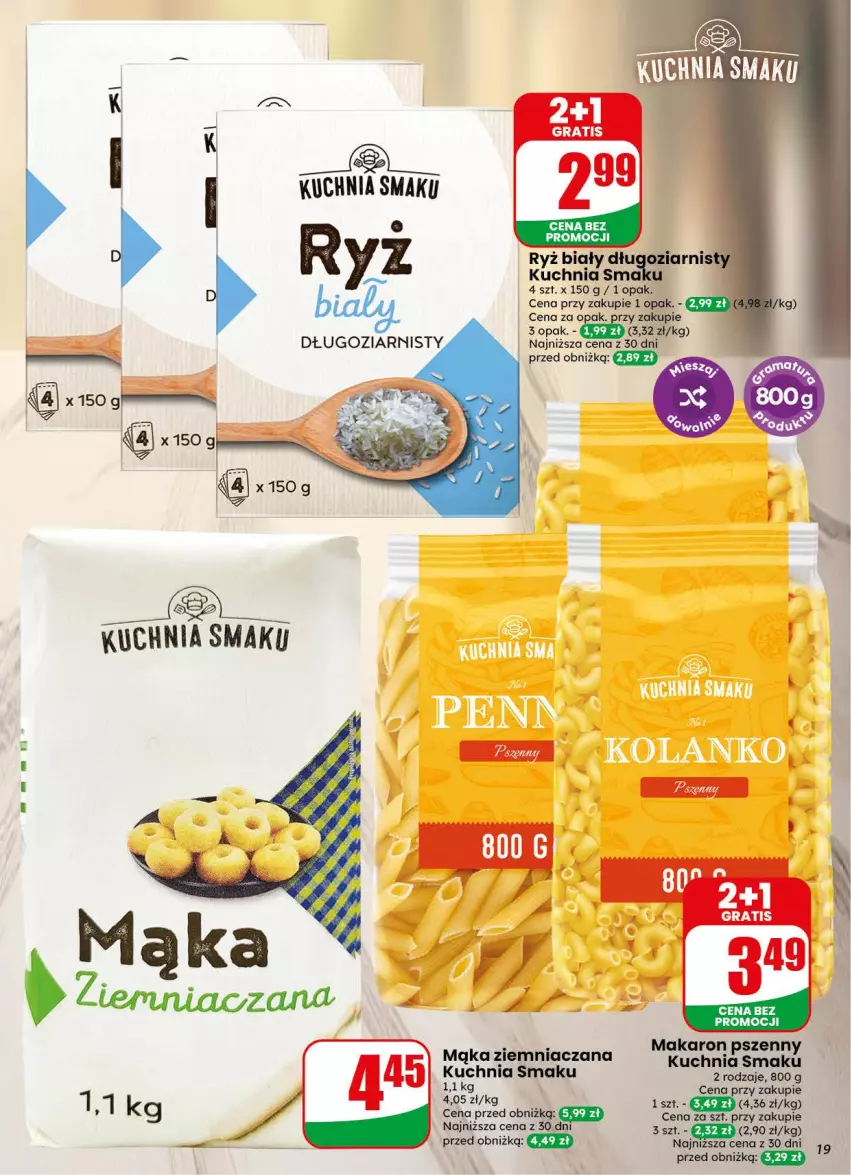 Gazetka promocyjna Dino - Gazetka 31 / 2026 - ważna 29.07 do 04.08.2026 - strona 19 - produkty: Gra, Kuchnia, Mąka, Makaron, Ryż, Ryż biały