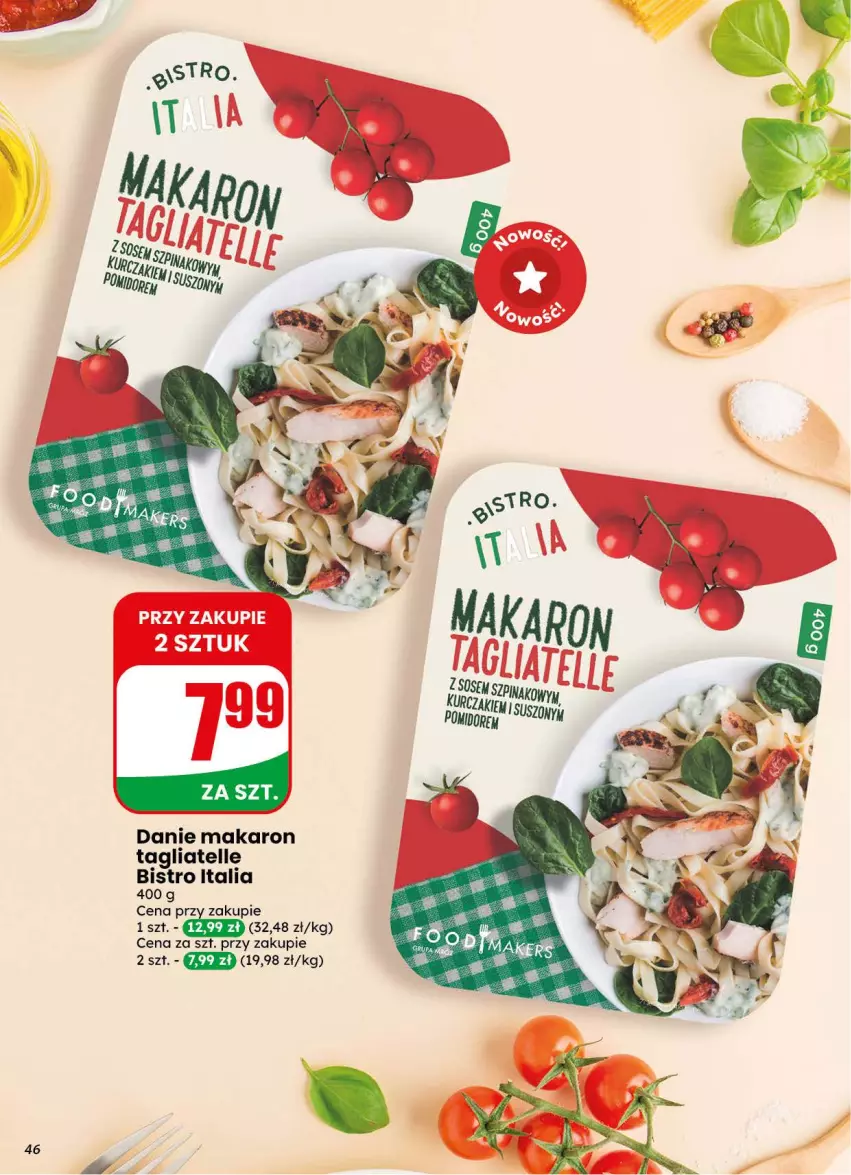 Gazetka promocyjna Dino - Gazetka 31 / 2026 - ważna 29.07 do 04.08.2026 - strona 46 - produkty: Makaron, Tagliatelle