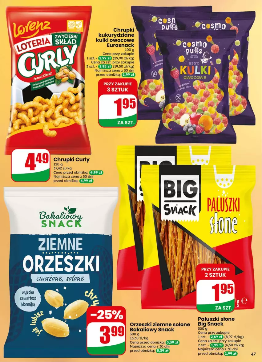 Gazetka promocyjna Dino - Gazetka 31 / 2026 - ważna 29.07 do 04.08.2026 - strona 47 - produkty: Orzeszki, Sok
