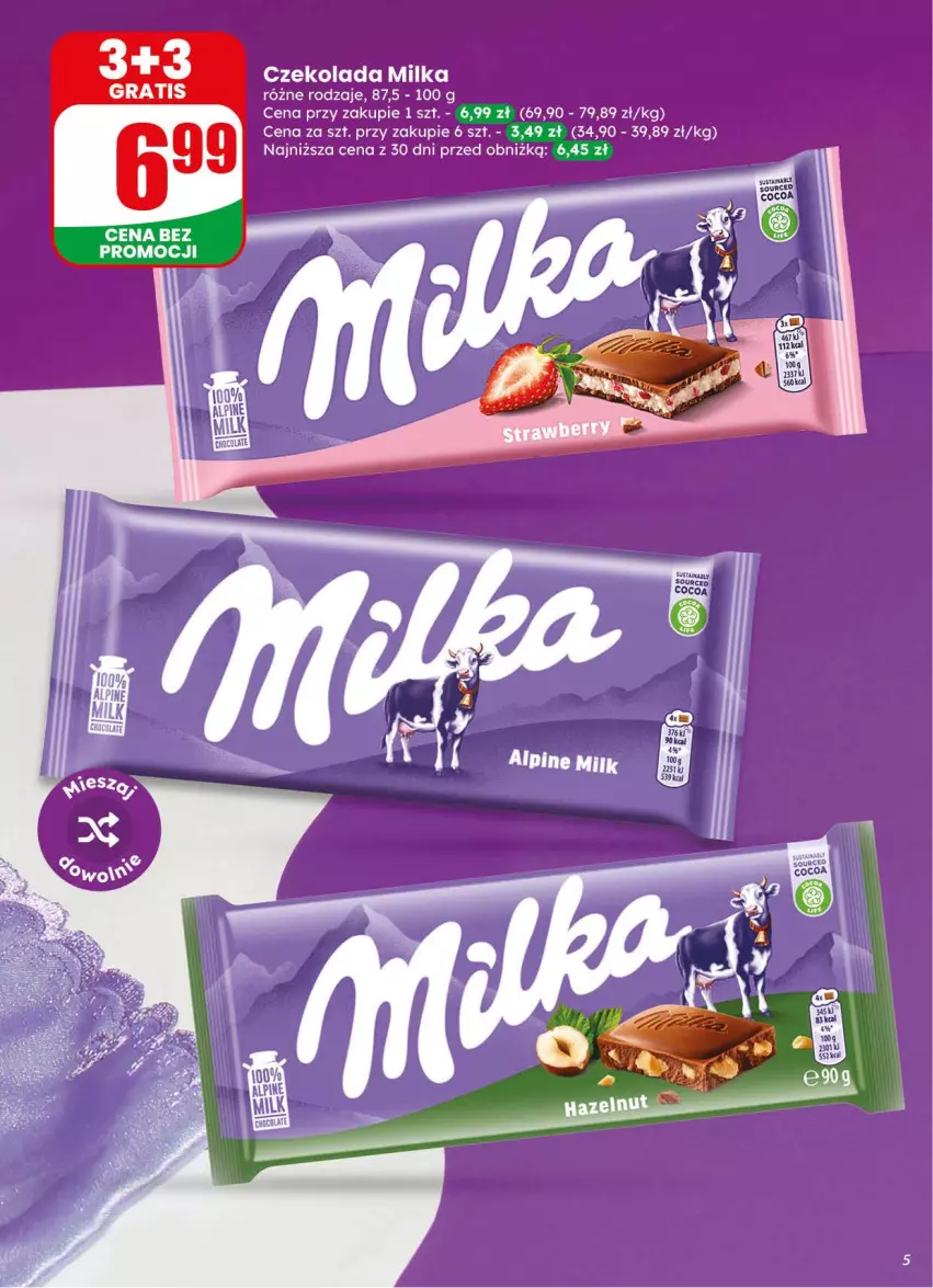 Gazetka promocyjna Dino - Gazetka 31 / 2026 - ważna 29.07 do 04.08.2026 - strona 5 - produkty: Czekolada, Milka