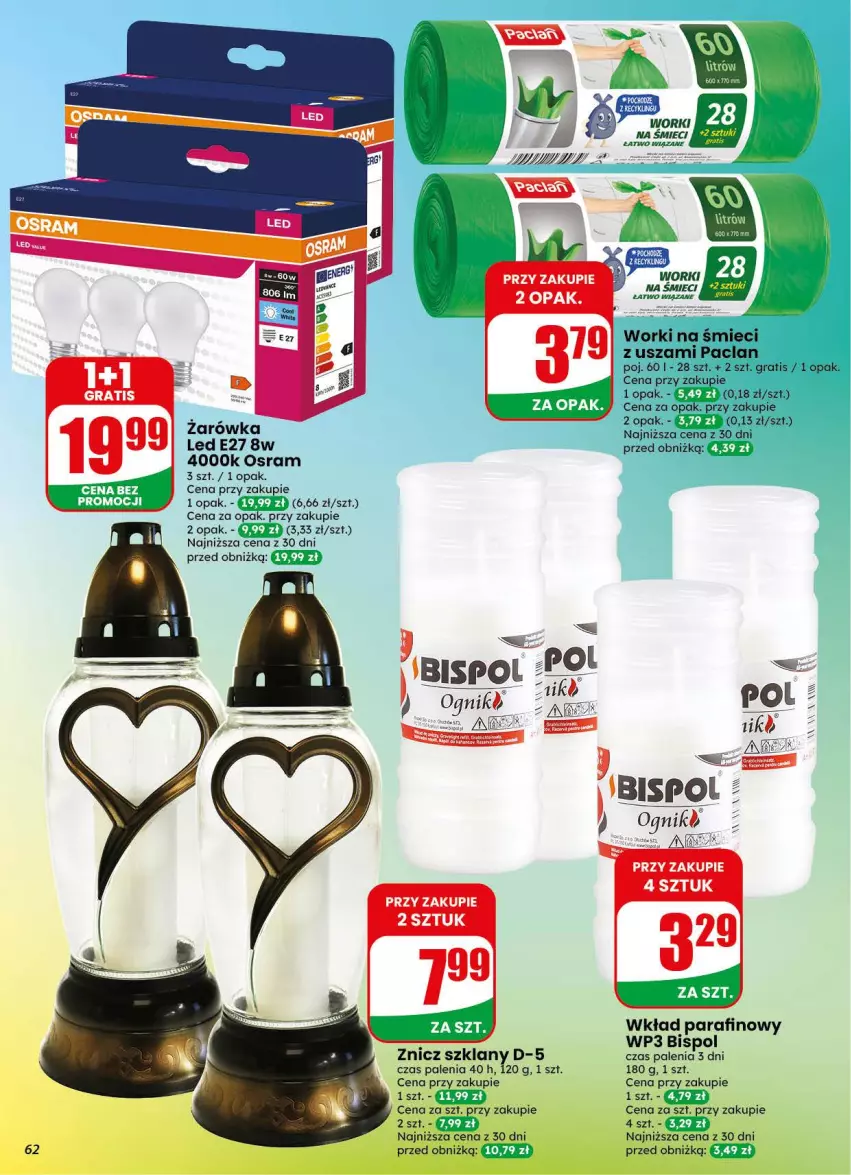 Gazetka promocyjna Dino - Gazetka 31 / 2026 - ważna 29.07 do 04.08.2026 - strona 62 - produkty: Gra, Worki na śmiec, Worki na śmieci, Znicz