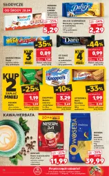 Gazetka promocyjna Kaufland - OFERTA TYGODNIA - Gazetka - ważna od 05.05 do 05.05.2021 - strona 38 - produkty: Piec, Nescafé, Kawa rozpuszczalna, Gra, BIC, Kawa ziarnista, Rama, Jutrzenka, Kawa, Wafle, Grześki, Czekolada, Ferrero, Delicje, Knoppers, Woseba, Herbata, Gala, Biszkopty, Kinder, Fa