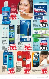 Gazetka promocyjna Kaufland - OFERTA TYGODNIA - Gazetka - ważna od 05.05 do 05.05.2021 - strona 43 - produkty: BIC, Papier, Old Spice, Dezodorant, Końcówki do szczoteczk, Papier toaletowy, Velvet, Ręcznik, Szampon, Ręczniki papierowe, Braun, Nivea, Szczoteczka