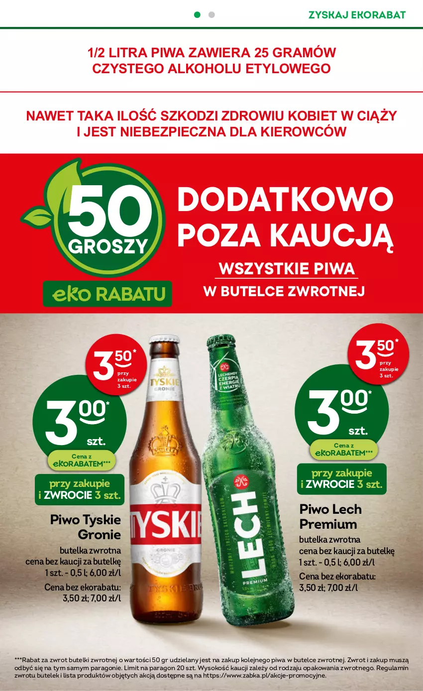 Gazetka promocyjna Żabka - ważna 11.10 do 24.10.2023 - strona 12 - produkty: Gra, Lech Premium, Mus, Olej, Piec, Piwa, Piwo, Sok, Tyskie