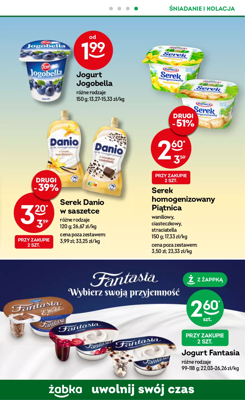 Gazetka promocyjna Żabka - ważna 11.10 do 24.10.2023 - strona 33 - produkty: Bell, Bella, Danio, Fa, Fanta, Jogobella, Jogurt, Piątnica, Ser, Serek, Serek homogenizowany