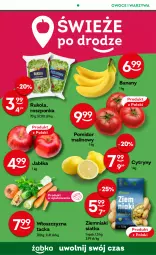 Gazetka promocyjna Żabka - Gazetka - ważna od 24.10 do 24.10.2023 - strona 29 - produkty: Banany, Warzywa, Roszponka, Rukola, Cytryny, Ziemniaki, Siatka, Owoce, Pomidor malinowy, Jabłka