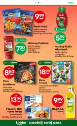 Gazetka promocyjna Żabka - Gazetka - ważna od 24.10 do 24.10.2023 - strona 45 - produkty: Ketchup, Frosta, Gin, Stek, Pizza, Kotlin, Pudliszki, Frytki, Olej
