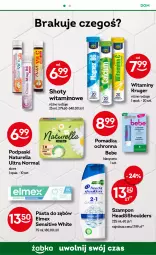 Gazetka promocyjna Żabka - Gazetka - ważna od 24.10 do 24.10.2023 - strona 48 - produkty: Naturell, Pasta do zębów, Szampon, Podpaski, Elmex, Naturella