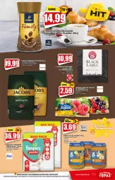 Gazetka promocyjna Topaz - Gazetka - Gazetka - ważna od 22.09 do 22.09.2021 - strona 11 - produkty: Tchibo, Top, Sok, Gerber, Pampers, Kawa ziarnista, Zupa, Pieluchy, Kawa, Lack, Teekanne, Jacobs, Herbata, Fa