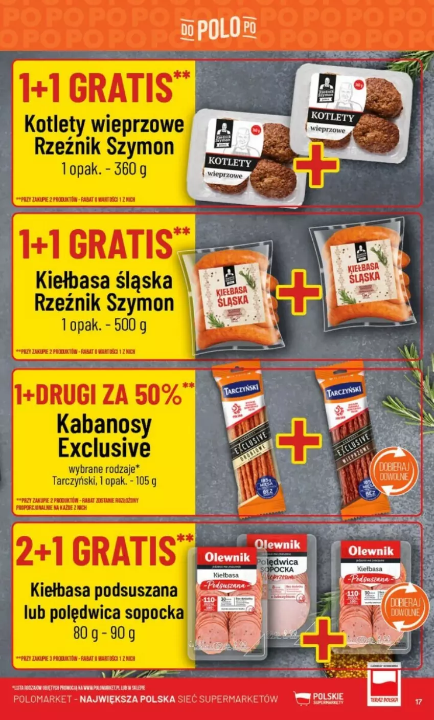 Gazetka promocyjna PoloMarket - ważna 20.09 do 26.09.2023 - strona 9 - produkty: Kabanos, Kiełbasa, Kiełbasa śląska, Kotlet, Polędwica, Tarczyński