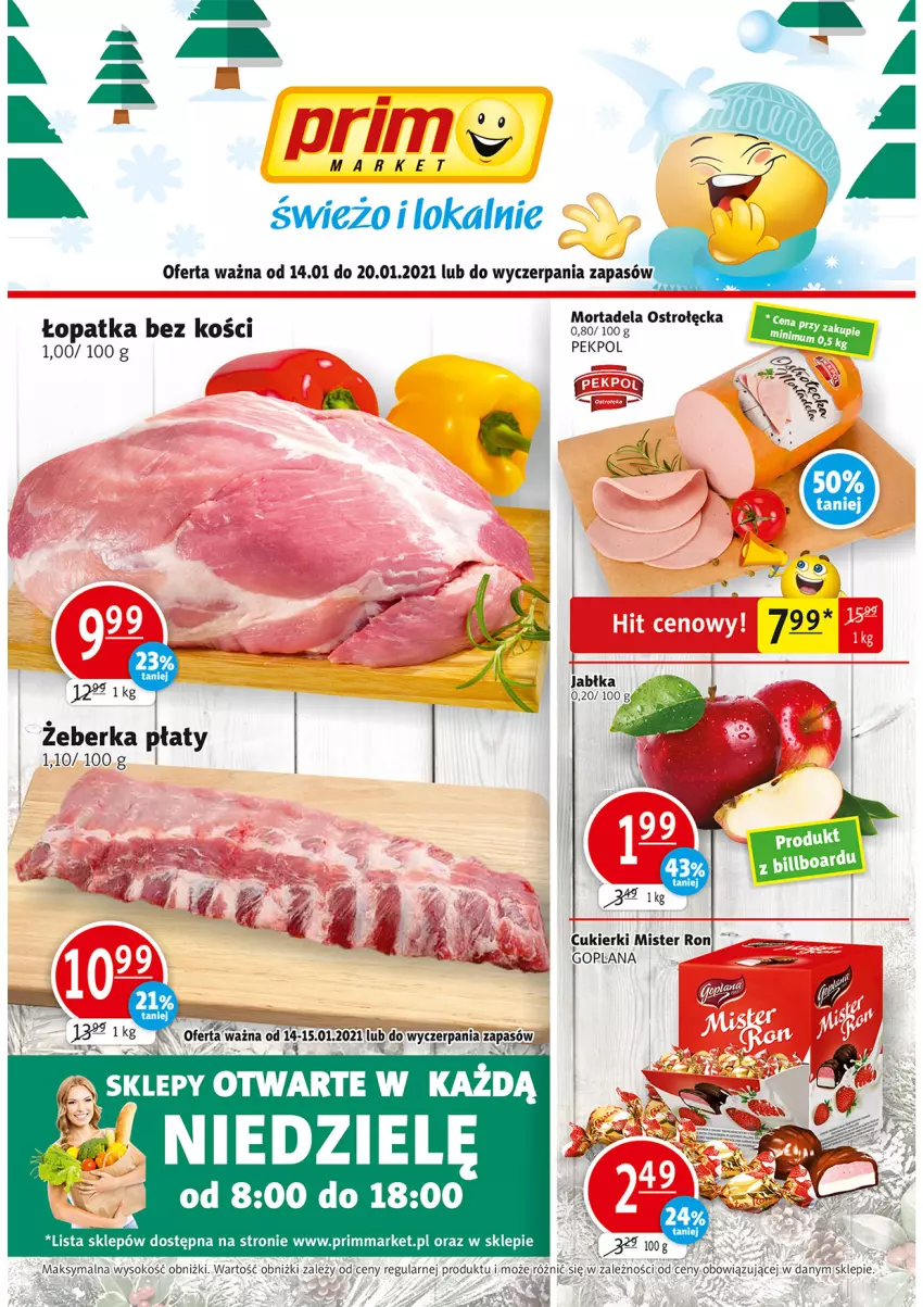 Gazetka promocyjna Prim Market - Gazetka - ważna 14.01 do 20.01.2021 - strona 1