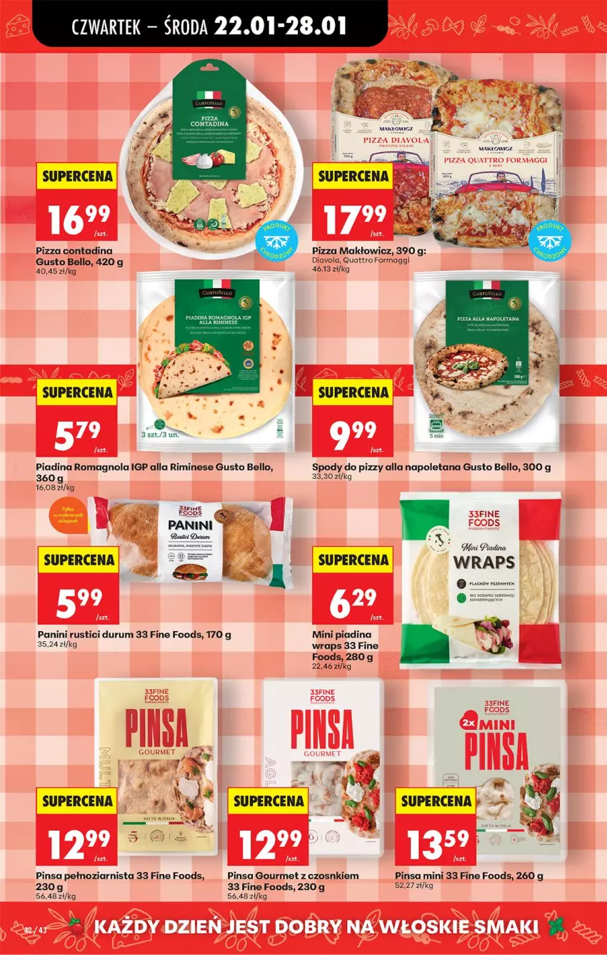 Gazetka promocyjna Biedronka - Gazetka - ważna 22.01 do 29.01.2026 - strona 47 - produkty: Bell, Fa, HP, Lack, Maggi, Pizza, Rum, Rust