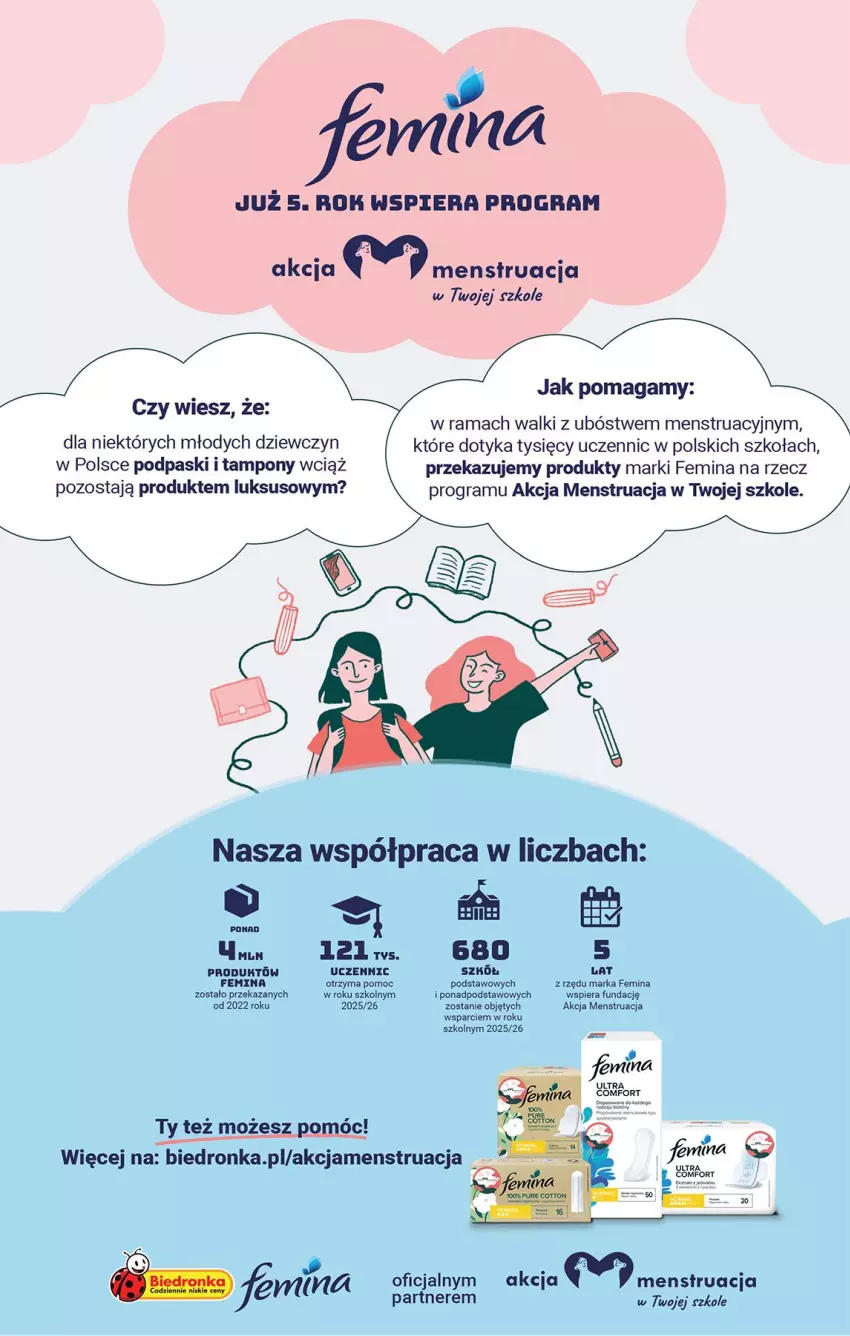 Gazetka promocyjna Biedronka - Gazetka - ważna 22.01 do 29.01.2026 - strona 69 - produkty: Gra, Podpaski, Rama, Tampony