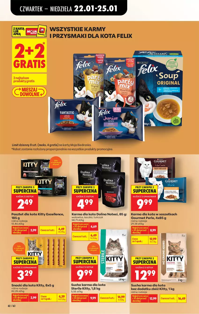 Gazetka promocyjna Biedronka - Gazetka - ważna 22.01 do 29.01.2026 - strona 71 - produkty: Gra, Kaczka, Pasztet, Por, Sucha karma, Tuńczyk, Wołowina