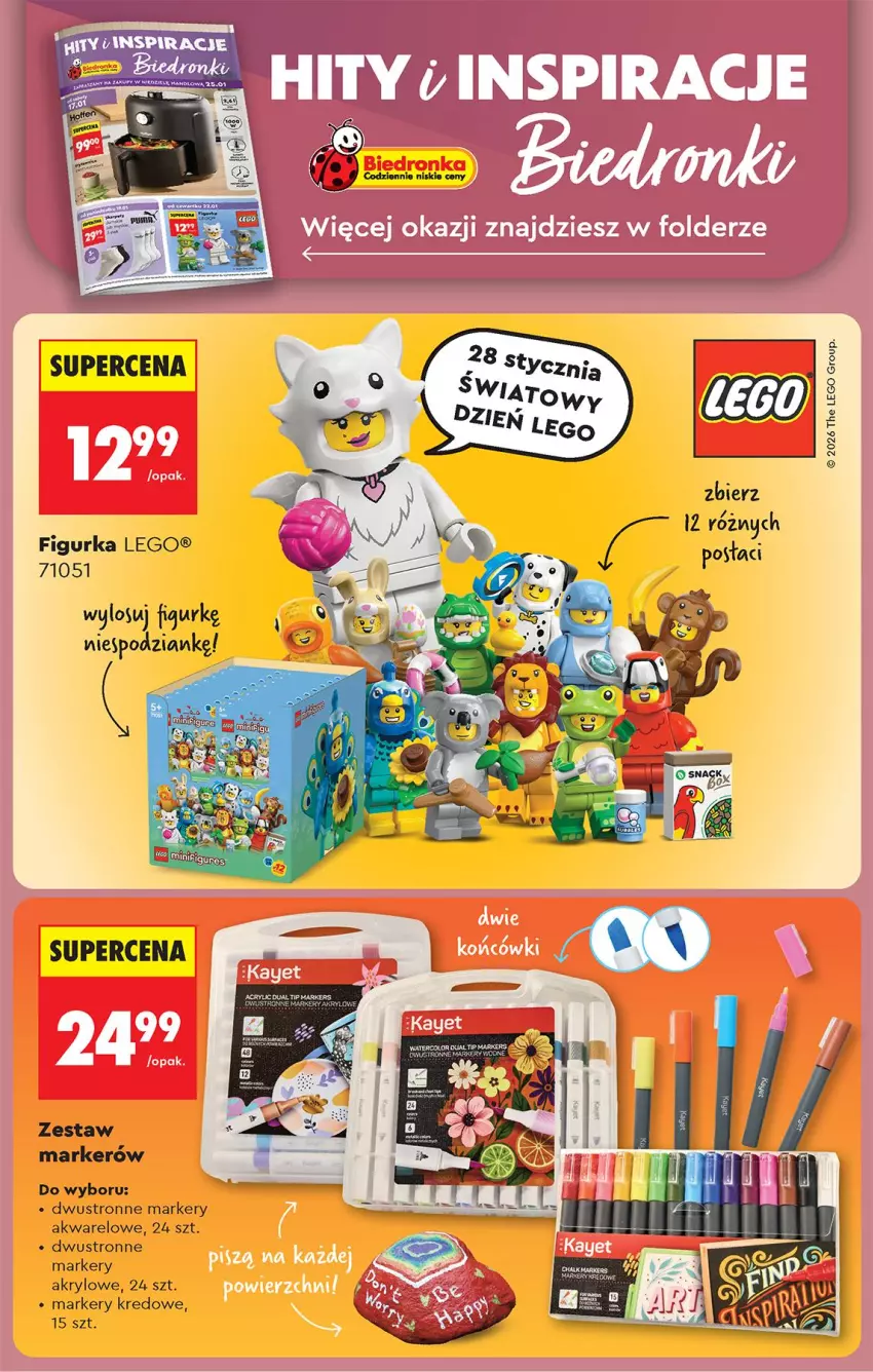 Gazetka promocyjna Biedronka - Gazetka - ważna 22.01 do 29.01.2026 - strona 73 - produkty: Dell, LEGO, Marker, Ocet