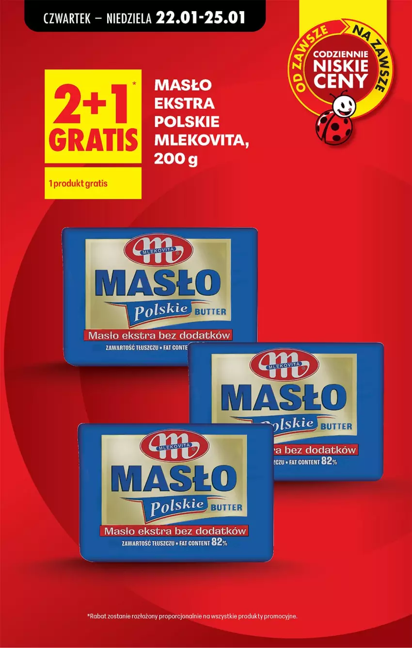 Gazetka promocyjna Biedronka - Gazetka - ważna 22.01 do 29.01.2026 - strona 8 - produkty: Masło, Mleko, Mlekovita, Por
