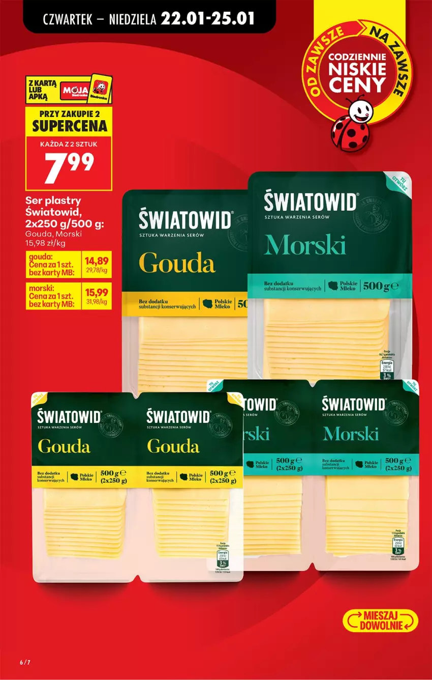 Gazetka promocyjna Biedronka - Gazetka - ważna 22.01 do 29.01.2026 - strona 9 - produkty: Gouda, Ser