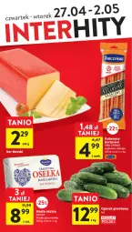 Gazetka promocyjna Intermarche - Gazetka Intermarche - Gazetka - ważna od 02.05 do 02.05.2023 - strona 20 - produkty: Ser, Ogórek, Tarczyński, Kabanos, Grunt, Masło