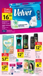Gazetka promocyjna Intermarche - Gazetka Intermarche - Gazetka - ważna od 02.05 do 02.05.2023 - strona 38 - produkty: Krem do twarzy, Pampers, Papier, Dezodorant, Papier toaletowy, Velvet, Dzieci, Nivea, Farba do włosów, Fa