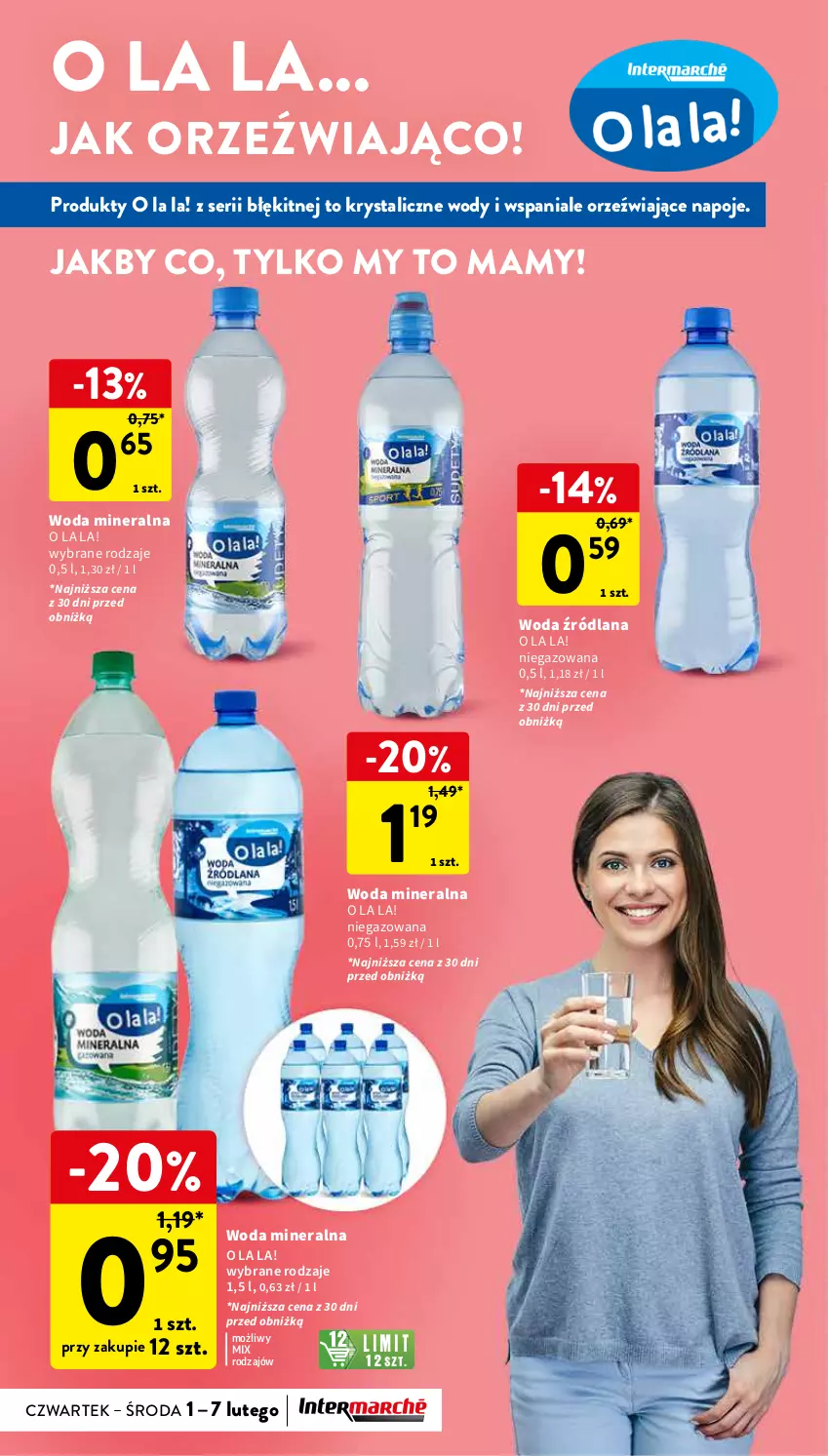 Gazetka promocyjna Intermarche - ważna 01.02 do 07.02.2024 - strona 10 - produkty: LANA, Napoje, Ser, Woda, Woda mineralna