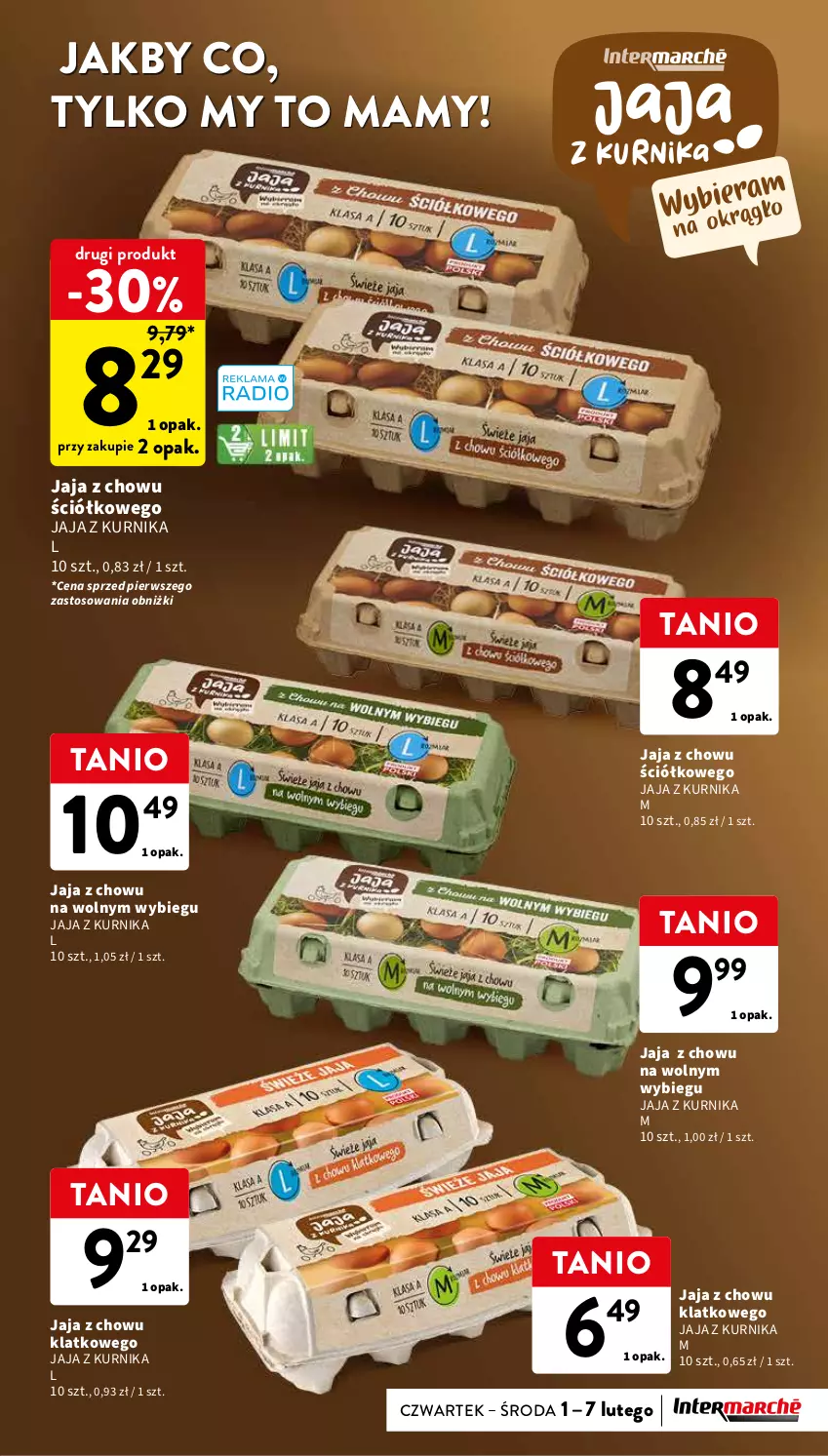 Gazetka promocyjna Intermarche - ważna 01.02 do 07.02.2024 - strona 9 - produkty: Jaja