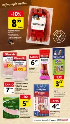 Gazetka promocyjna Intermarche - Gazetka - ważna od 07.02 do 07.02.2024 - strona 21 - produkty: Polędwica, Szynka, Morliny, Boczek, Frankfurterki, Kabanos, Kiełbasa, Olewnik, Berlinki