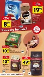 Gazetka promocyjna Intermarche - Gazetka - ważna od 07.02 do 07.02.2024 - strona 28 - produkty: Kawa rozpuszczalna, Kawa ziarnista, Kawa mielona, Kawa, Tetley, Herbata