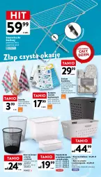 Gazetka promocyjna Intermarche - Gazetka - ważna od 07.02 do 07.02.2024 - strona 38 - produkty: Kosz na bieliznę, Kosz, Rękawica kuchenna, Pojemnik, Podkładka, Wełna, Pojemnik do przechowywania, Suszarka, Podkład