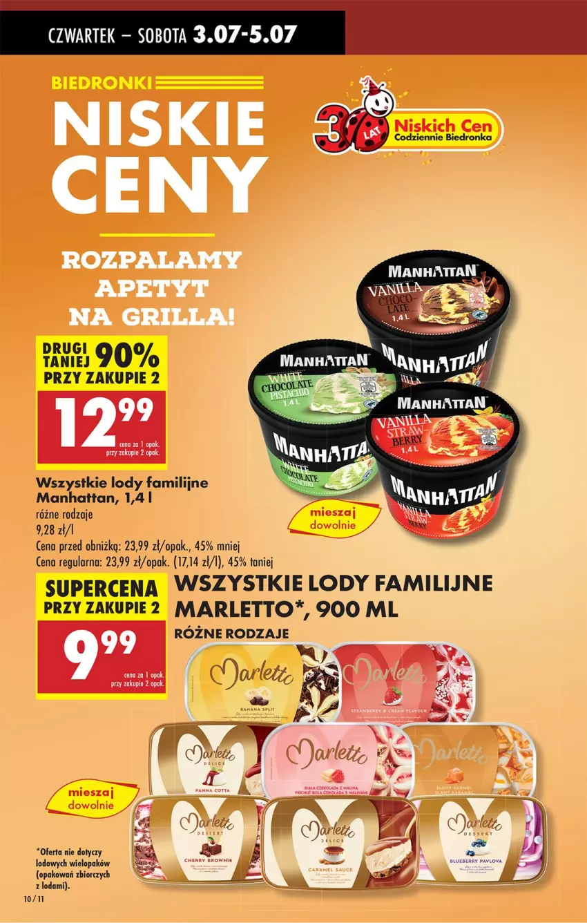 Gazetka promocyjna Biedronka - Od Czwartku - ważna 03.07 do 09.07.2025 - strona 12 - produkty: Chleb, Fa, Lody