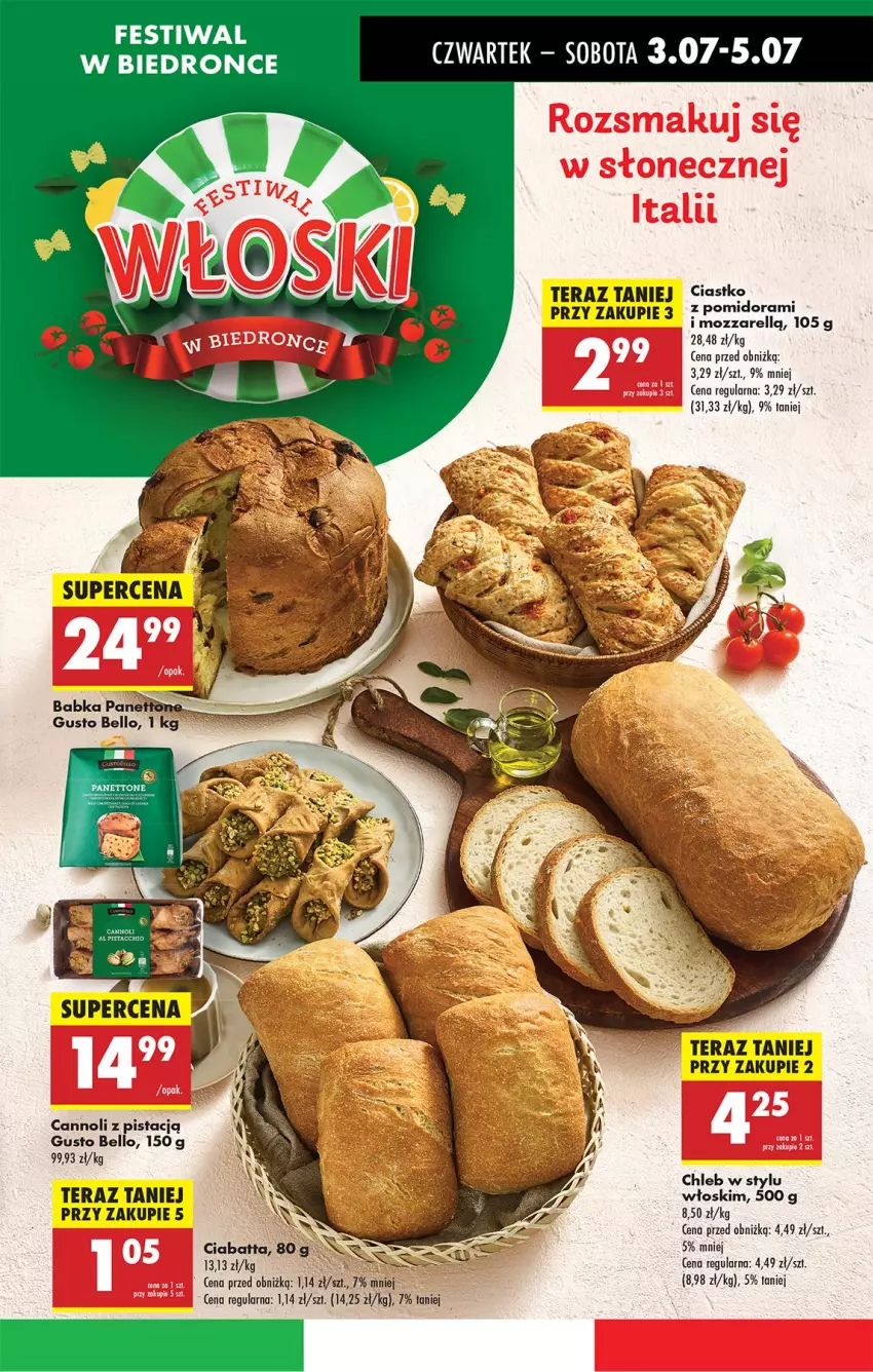 Gazetka promocyjna Biedronka - Od Czwartku - ważna 03.07 do 09.07.2025 - strona 29 - produkty: Babka, Bell, Chleb, Ciabatta, Tera