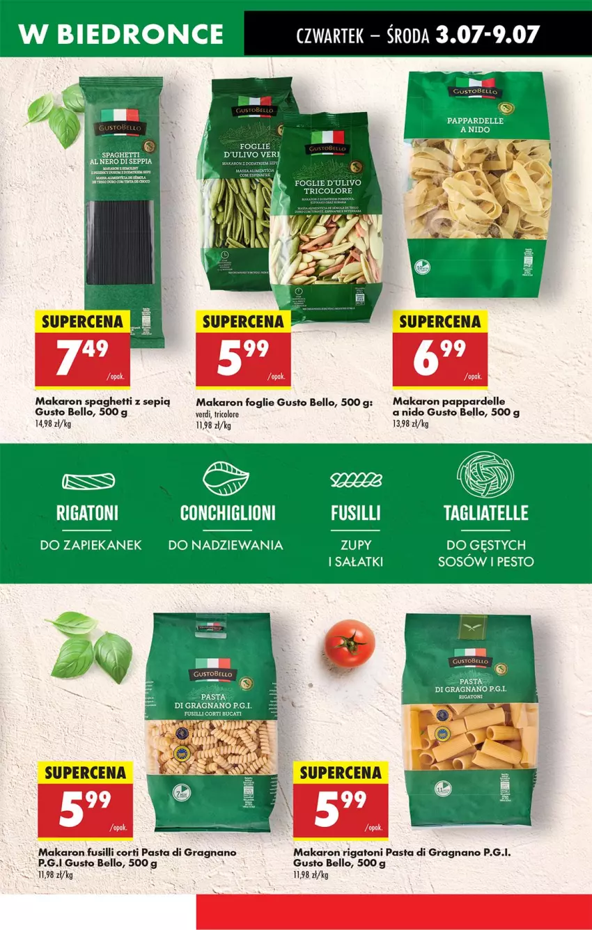 Gazetka promocyjna Biedronka - Od Czwartku - ważna 03.07 do 09.07.2025 - strona 33 - produkty: Bell, Dell, Gra, LG, Lion, Makaron, Pesto, Sałat, Sos, Spaghetti, Tagliatelle