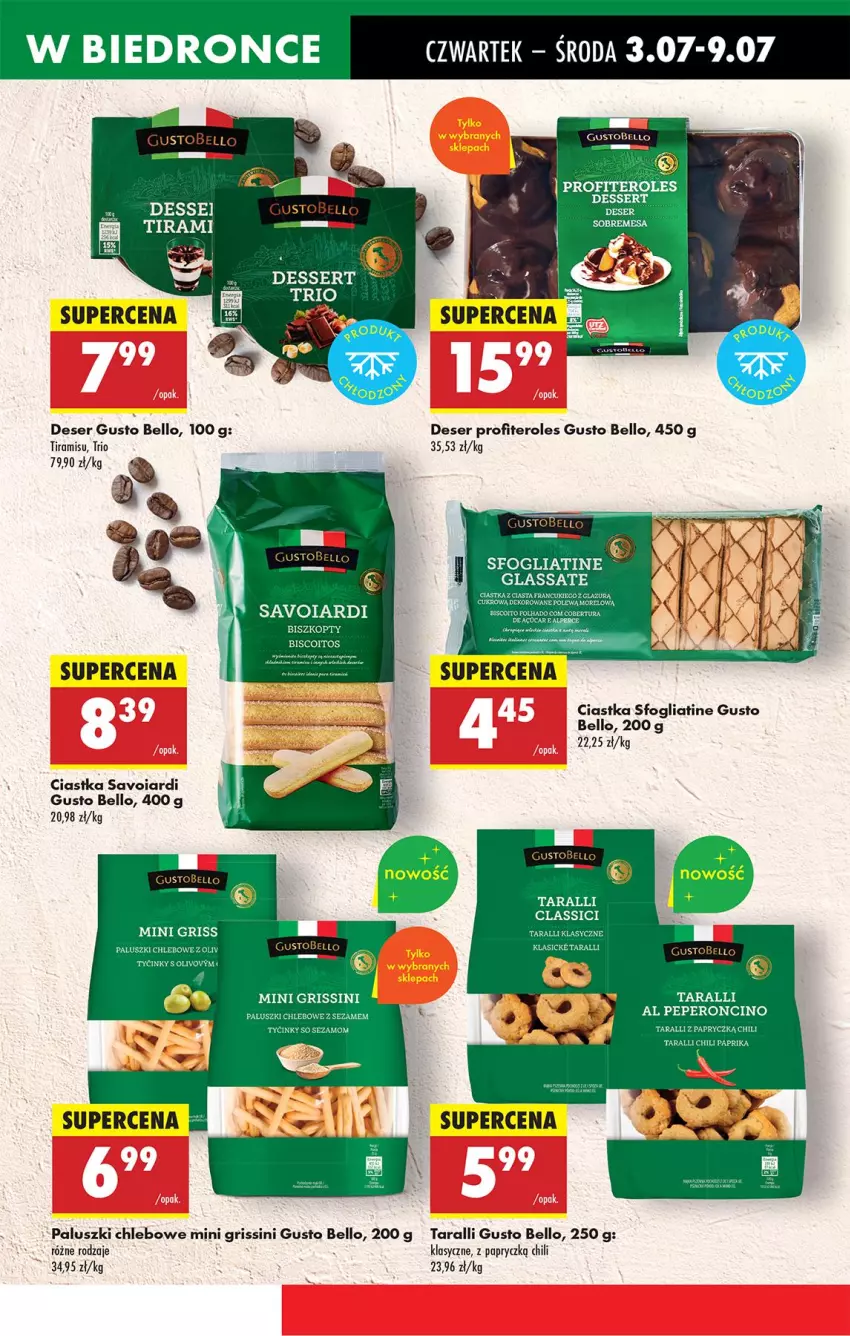 Gazetka promocyjna Biedronka - Od Czwartku - ważna 03.07 do 09.07.2025 - strona 37 - produkty: Bell, Biszkopty, Chleb, Ciastka, Deser, Grissini, Ser