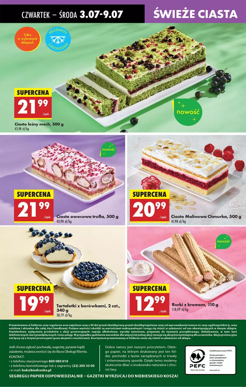 Gazetka promocyjna Biedronka - Od Czwartku - ważna 03.07 do 09.07.2025 - strona 64 - produkty: Borówka, Gra, Kosz, Napoje, Papier, Rurki, Tarta, Telefon
