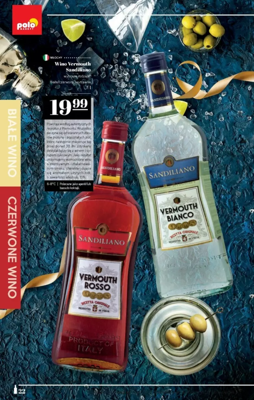 Gazetka promocyjna PoloMarket - ważna 12.01 do 01.02.2024 - strona 15 - produkty: Vermouth, Wino