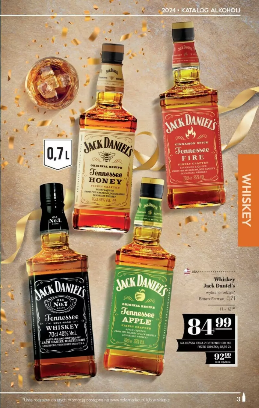 Gazetka promocyjna PoloMarket - ważna 12.01 do 01.02.2024 - strona 18 - produkty: Jack Daniel's, Whiskey