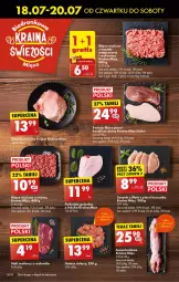 Gazetka promocyjna Biedronka - Od czwartku - Gazetka - ważna od 24.07 do 24.07.2024 - strona 20 - produkty: Kurczak, Mięso mielone, Gra, Stek wołowy, Stek, Tera, Tusz, Mięso