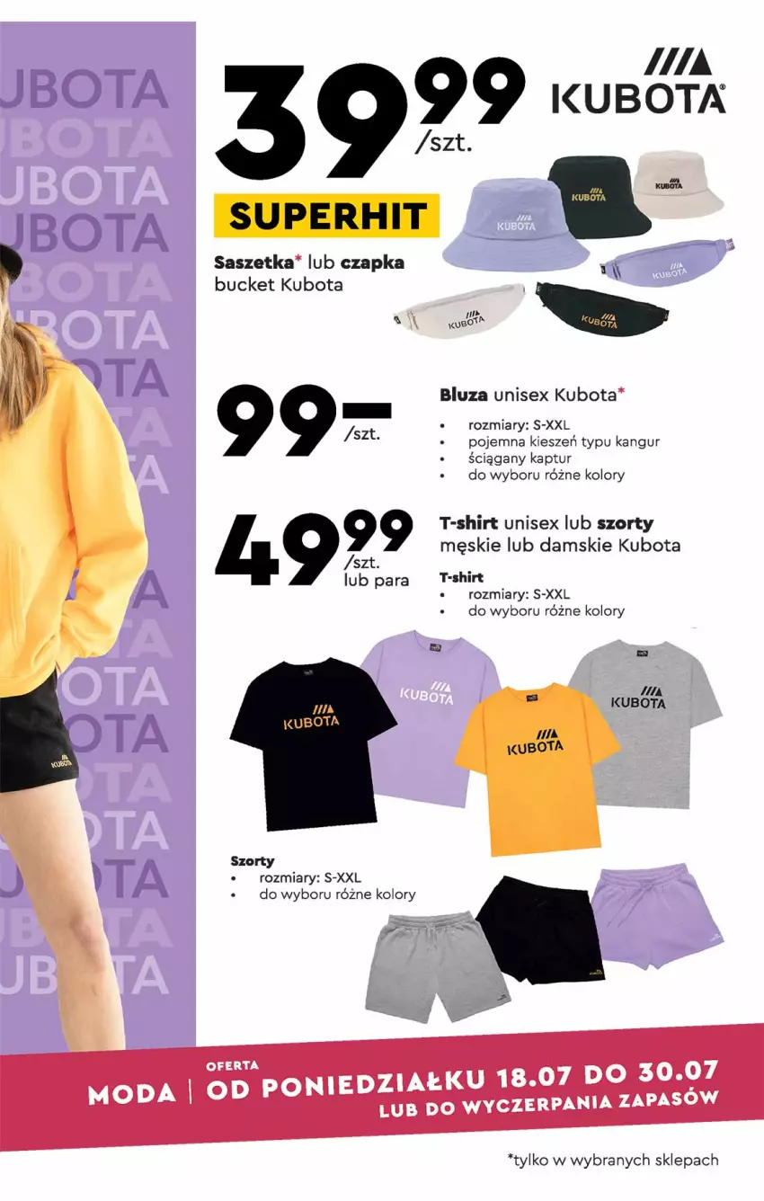 Gazetka promocyjna Biedronka - Okazje tygodnia - ważna 18.07 do 03.08.2022 - strona 3 - produkty: Bluza, Czapka, Szorty, T-shirt