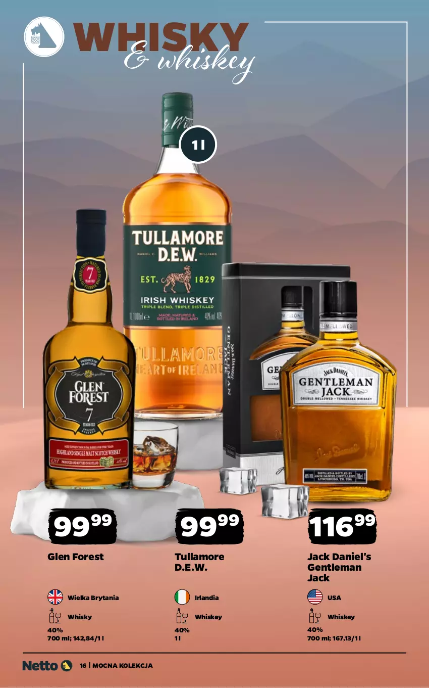 Gazetka promocyjna Netto - Alkohole - Mocne - ważna 05.01 do 17.01.2026 - strona 16 - produkty: Jack Daniel's, Whiskey, Whisky
