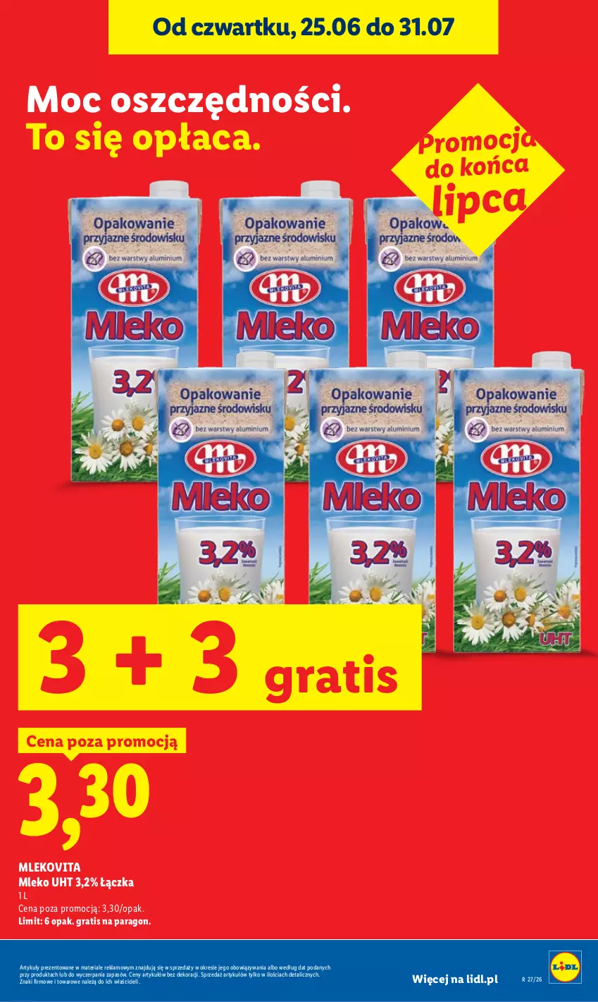 Gazetka promocyjna Lidl - Gazetka ważna od 29.06 do 1.07 - ważna 29.06 do 01.07.2026 - strona 5 - produkty: Gra, Mleko, Mlekovita