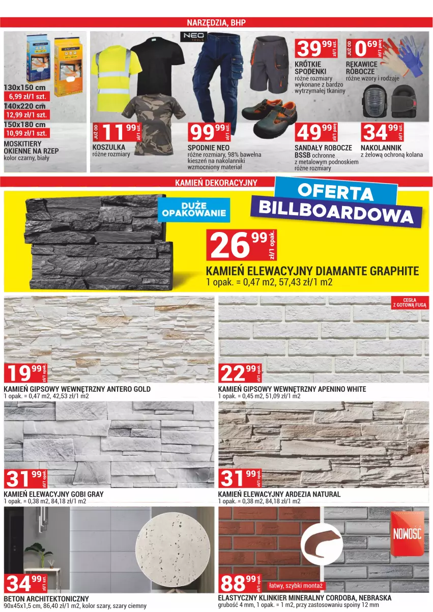 Gazetka promocyjna Merkury Market - Bielsko-Biała, Cieszyn, Jarosław, Kielce, Krosno, Ładna, Mielec, Nowy Sącz, Rybnik, Szaflary, Zamość - ważna 04.05 do 31.05.2021 - strona 37 - produkty: Diamant, Fa, Gra, Kamień elewacyjny, Kamień gipsowy, Kosz, Koszulka, LANA, Rękawice, Sandał, Spodnie, Wełna