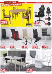 Gazetka promocyjna Merkury Market - Bielsko-Biała, Cieszyn, Jarosław, Kielce, Krosno, Ładna, Mielec, Nowy Sącz, Rybnik, Szaflary, Zamość - Gazetka - ważna od 31.05 do 31.05.2021 - strona 15 - produkty: Fotel gamingowy, Stołek, Stół, Lack, Krzesło, Fotel