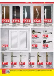 Gazetka promocyjna Merkury Market - Bielsko-Biała, Cieszyn, Jarosław, Kielce, Krosno, Ładna, Mielec, Nowy Sącz, Rybnik, Szaflary, Zamość - Gazetka - ważna od 31.05 do 31.05.2021 - strona 51 - produkty: Klamka, Leon, Drzwi, Okno