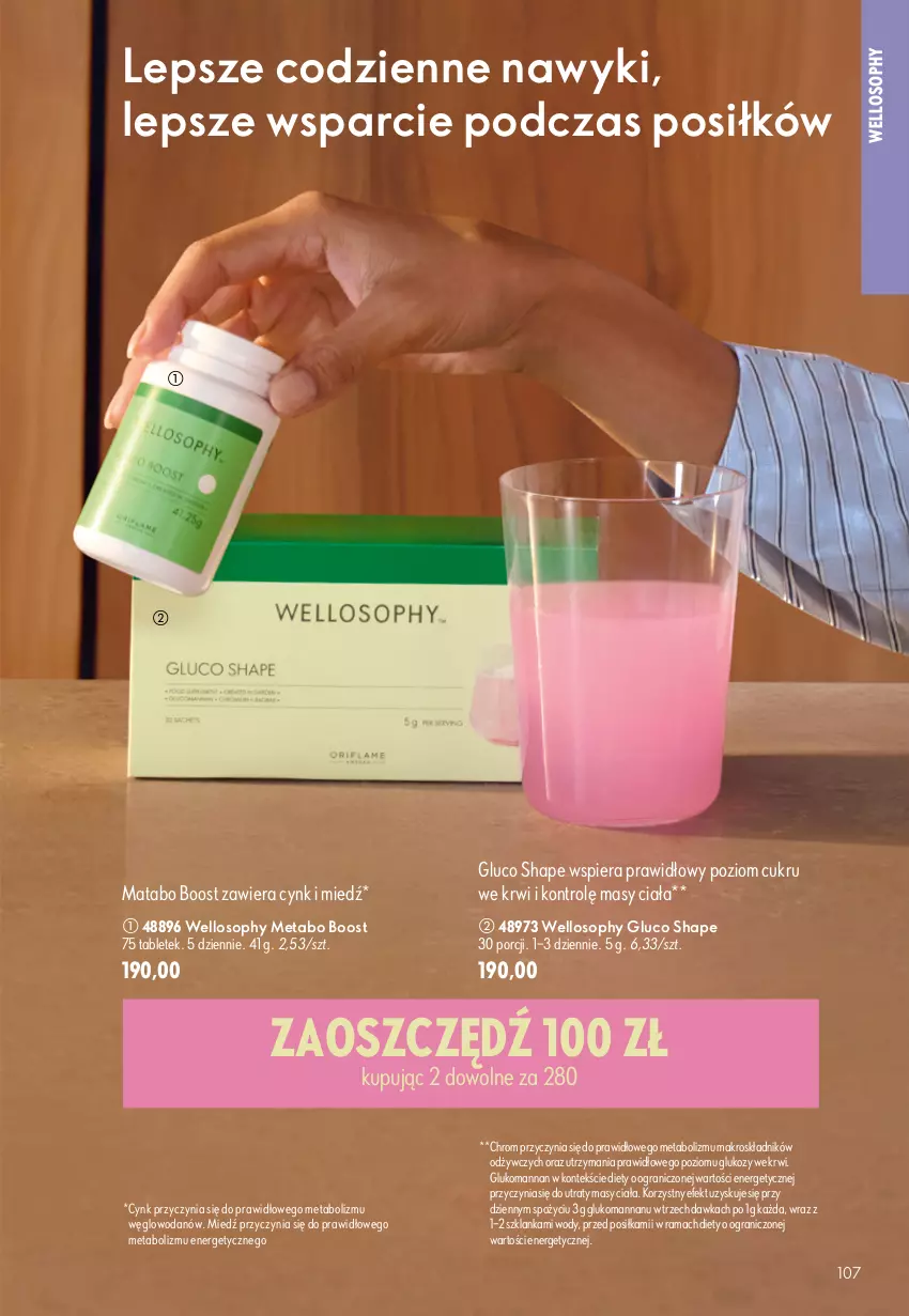 Gazetka promocyjna Oriflame - eKatalog 11 - ważna 29.07 do 18.08.2026 - strona 107 - produkty: Cynk, Gra, Por, Rama, Szklanka, Tablet, Woda