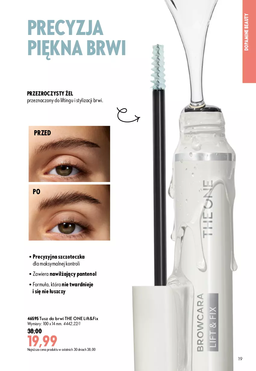 Gazetka promocyjna Oriflame - eKatalog 11 - ważna 29.07 do 18.08.2026 - strona 19 - produkty: Szczoteczka, The ONE, Tusz