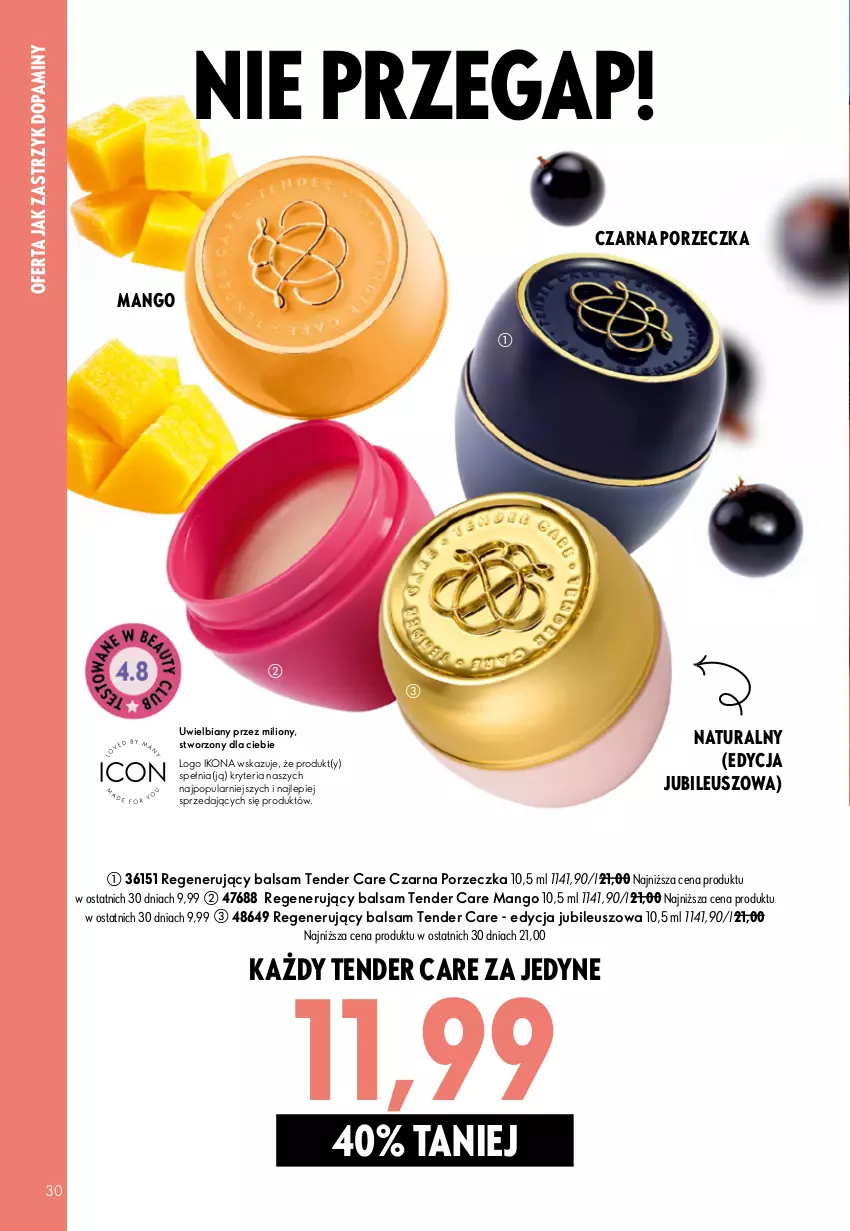Gazetka promocyjna Oriflame - eKatalog 11 - ważna 29.07 do 18.08.2026 - strona 30 - produkty: Lion, Mango, Por, Tender Care