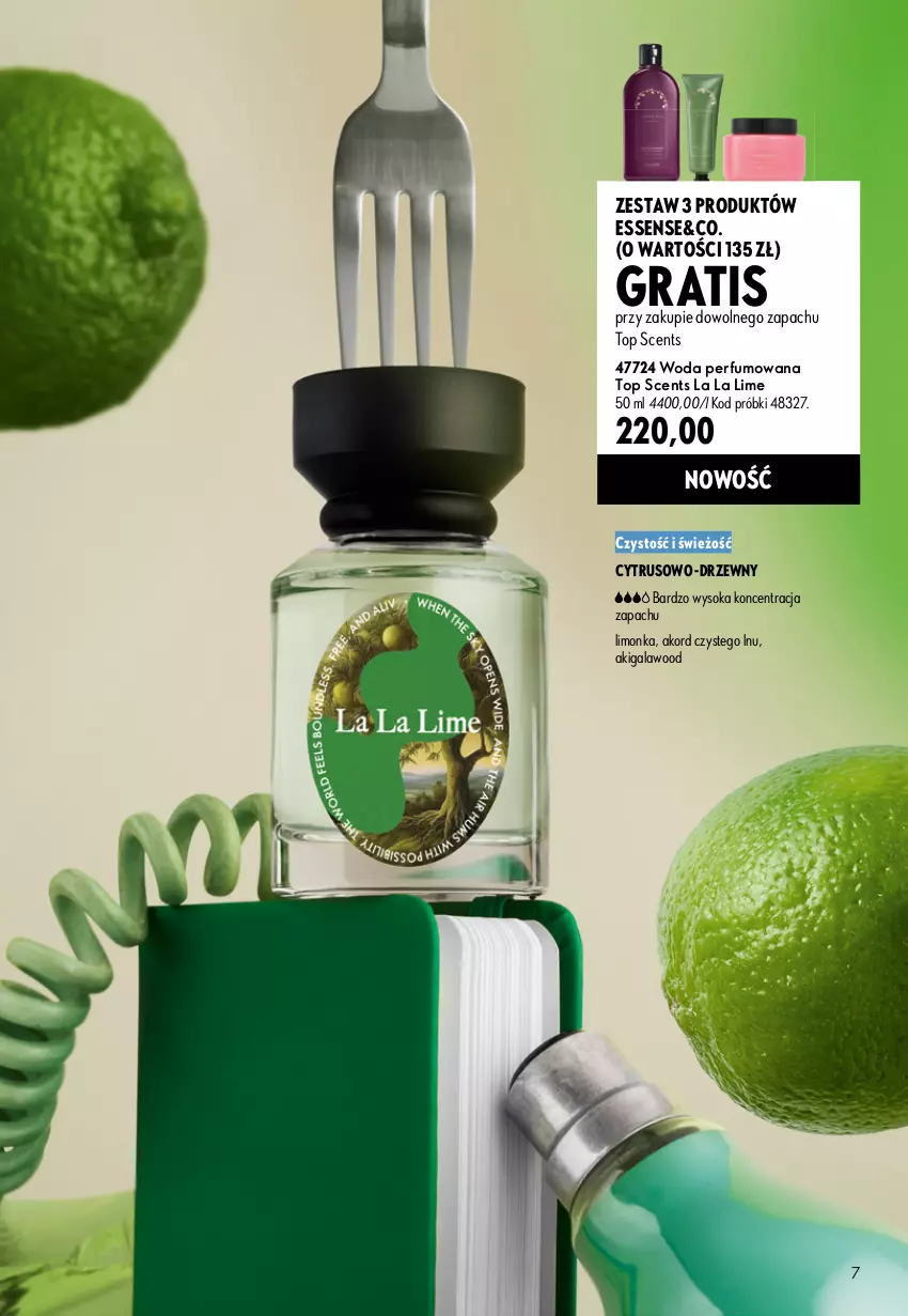 Gazetka promocyjna Oriflame - eKatalog 11 - ważna 29.07 do 18.08.2026 - strona 7 - produkty: Gala, Gra, Limonka, Perfum, Sok, Top, Woda, Woda perfumowana