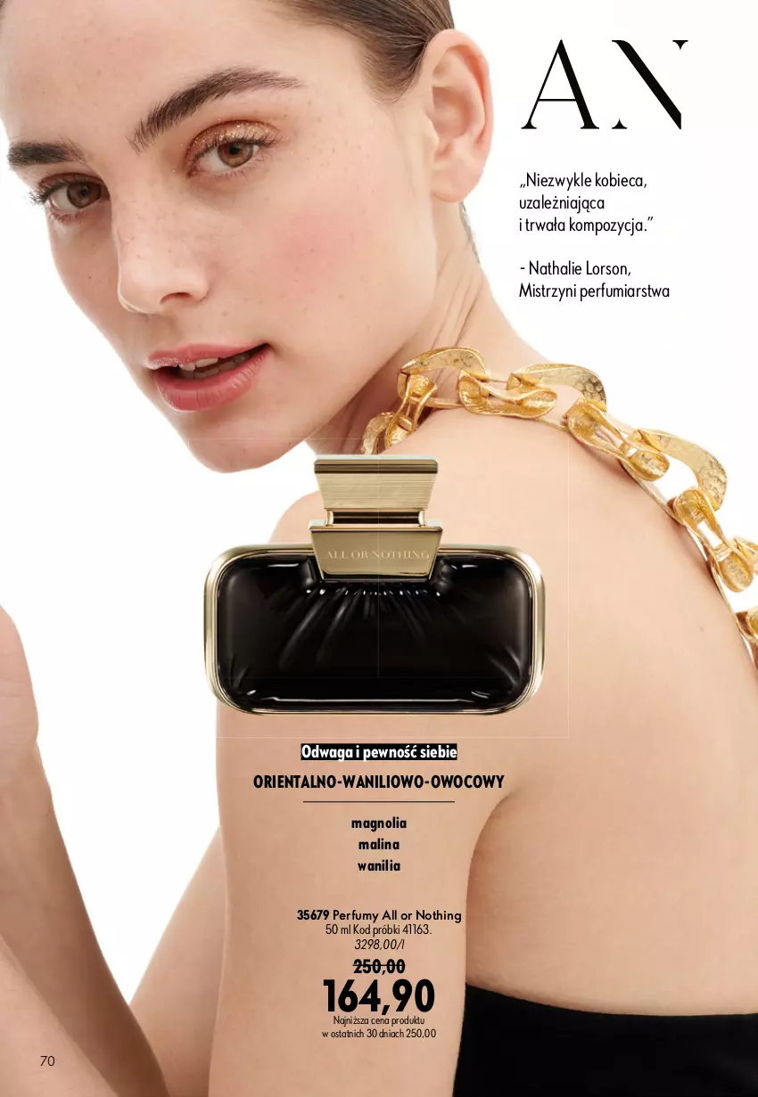 Gazetka promocyjna Oriflame - eKatalog 11 - ważna 29.07 do 18.08.2026 - strona 70 - produkty: Perfum, Waga