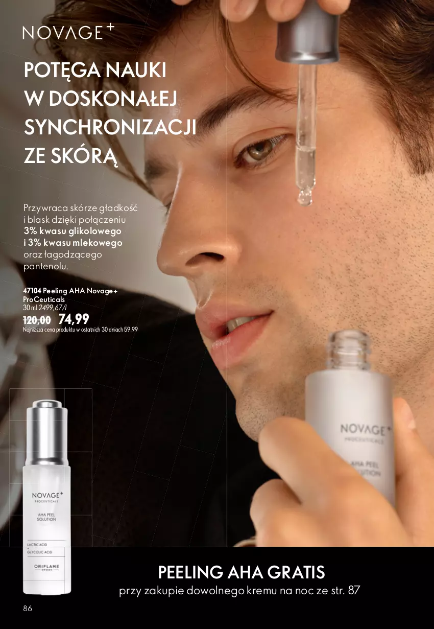 Gazetka promocyjna Oriflame - eKatalog 11 - ważna 29.07 do 18.08.2026 - strona 86 - produkty: Gra, Mleko, NovAge, Peeling